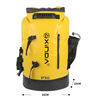 欣達 XINDA 30升 防水背包 | 溯溪包 黃色 IPX6 BAG03-30
